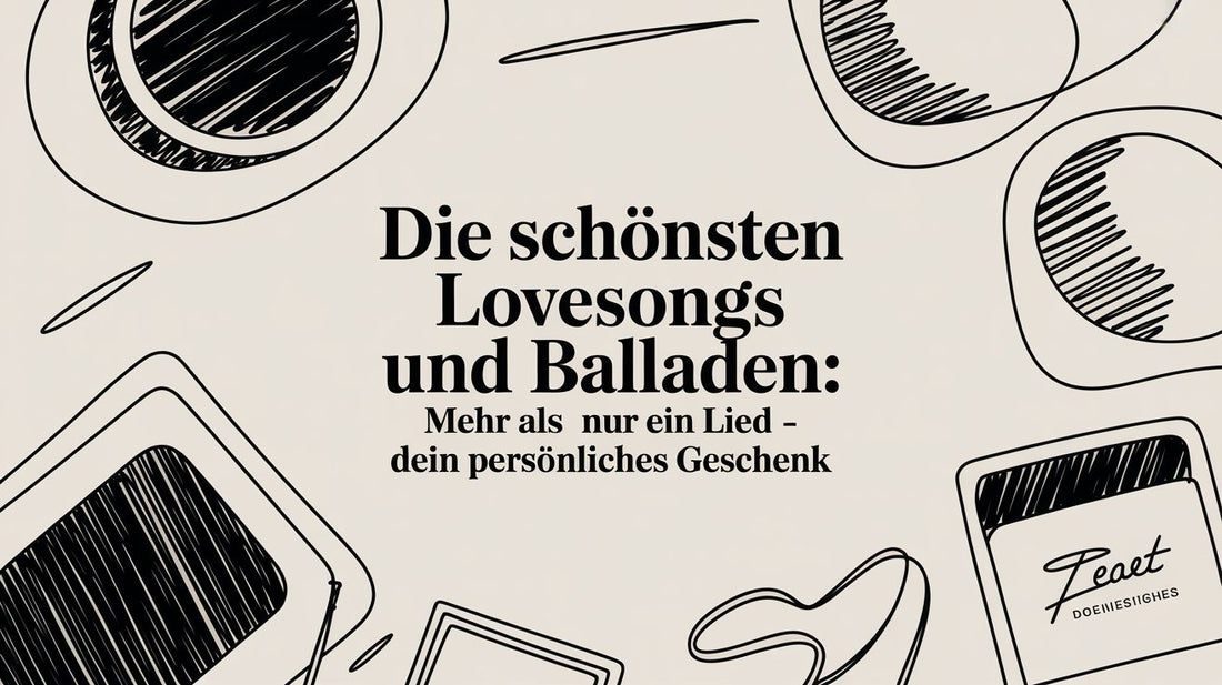 Die schönsten Lovesongs und Balladen: Mehr als nur ein Lied – dein persönliches Geschenk
