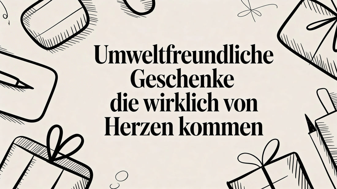 Umweltfreundliche Geschenke die wirklich von Herzen kommen