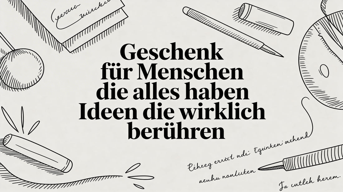 Geschenk für Menschen die alles haben Ideen die wirklich berühren