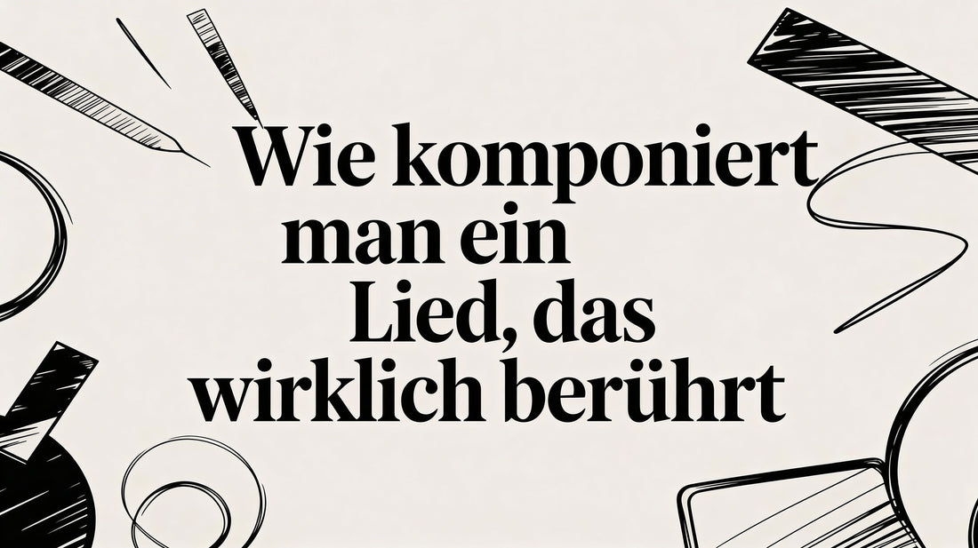 Wie komponiert man ein Lied das wirklich berührt