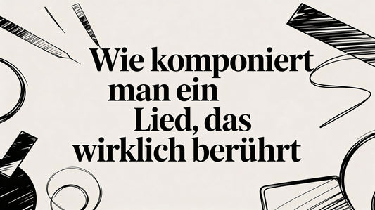 Wie komponiert man ein Lied das wirklich berührt