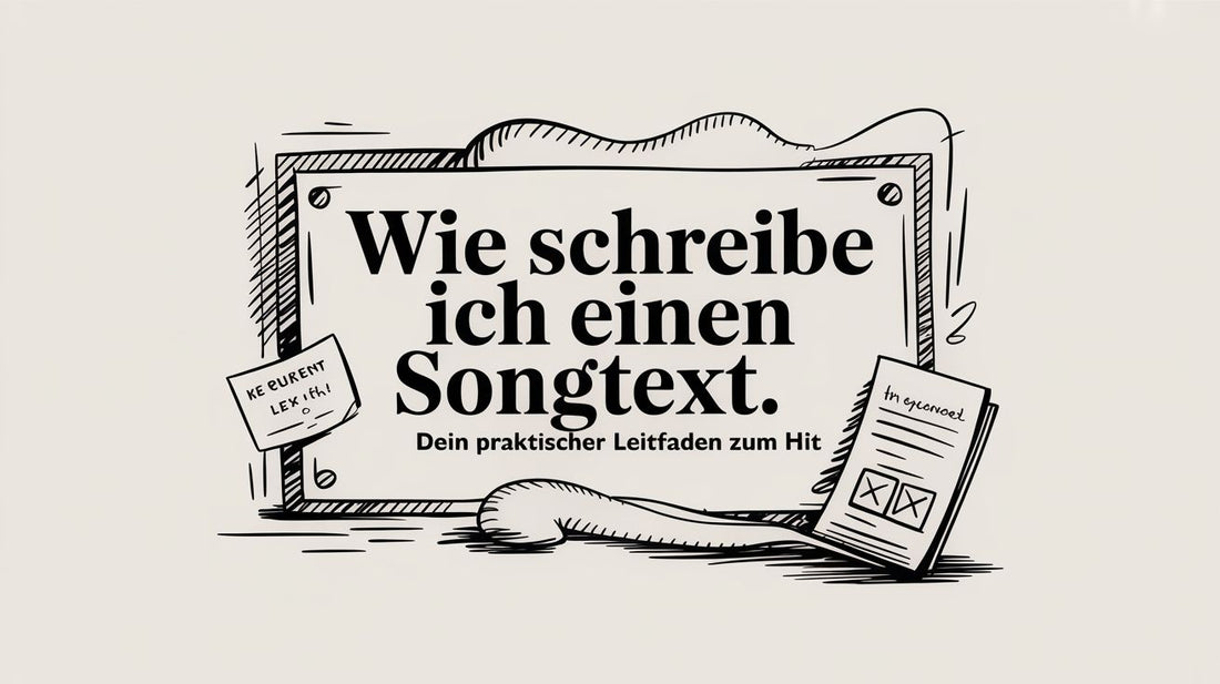 Wie schreibe ich einen songtext: Dein praktischer Leitfaden zum Hit