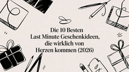 Die 10 besten last minute geschenk ideen, die wirklich von Herzen kommen (2026)