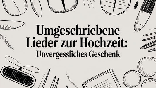 Umgeschriebene Lieder zur Hochzeit: Dein unvergessliches Geschenk