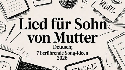 Lied für sohn von mutter deutsch: 7 berührende Song-Ideen 2026