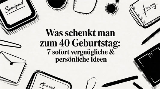 Was schenkt man zum 40 geburtstag: 7 sofort verfügbare & persönliche ideen