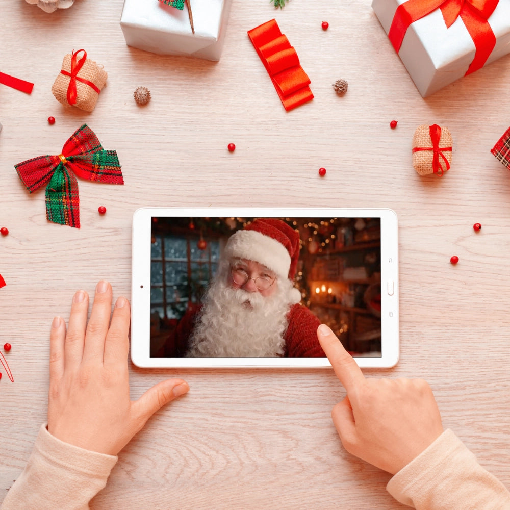 Weihnachtsmann-Video personalisiert mit Kindername - Persönliche Grüße vom Weihnachtsmann