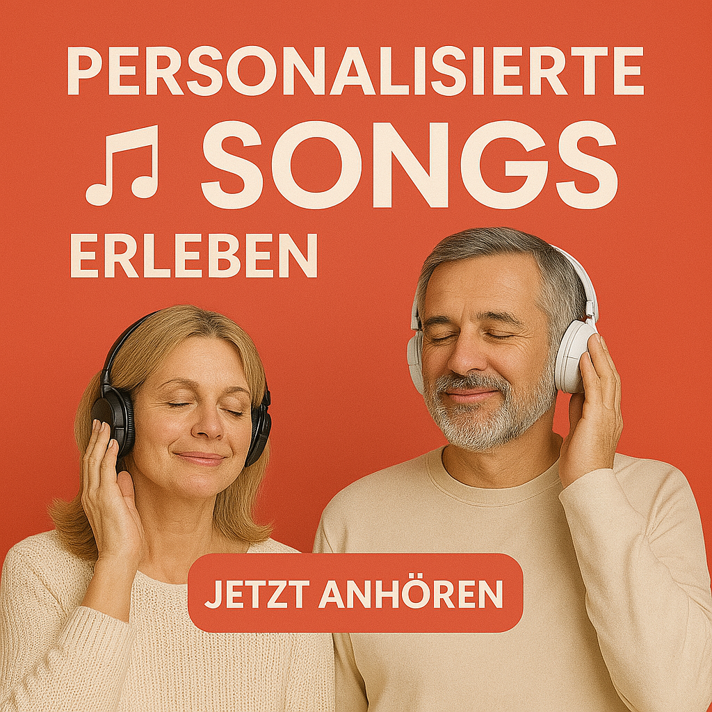 Mein Wunschlied für besondere Anlässe – z.B Geburtstag, Liebeslied, Hochzeit - personalisiertes Geschenk