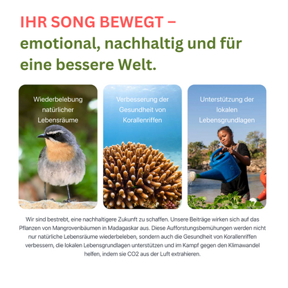 Persönliche Glückwunschkarte zum Geburtstag – mit eigenem Song, Wunschtext & Bildern - personalisiertes Geschenk