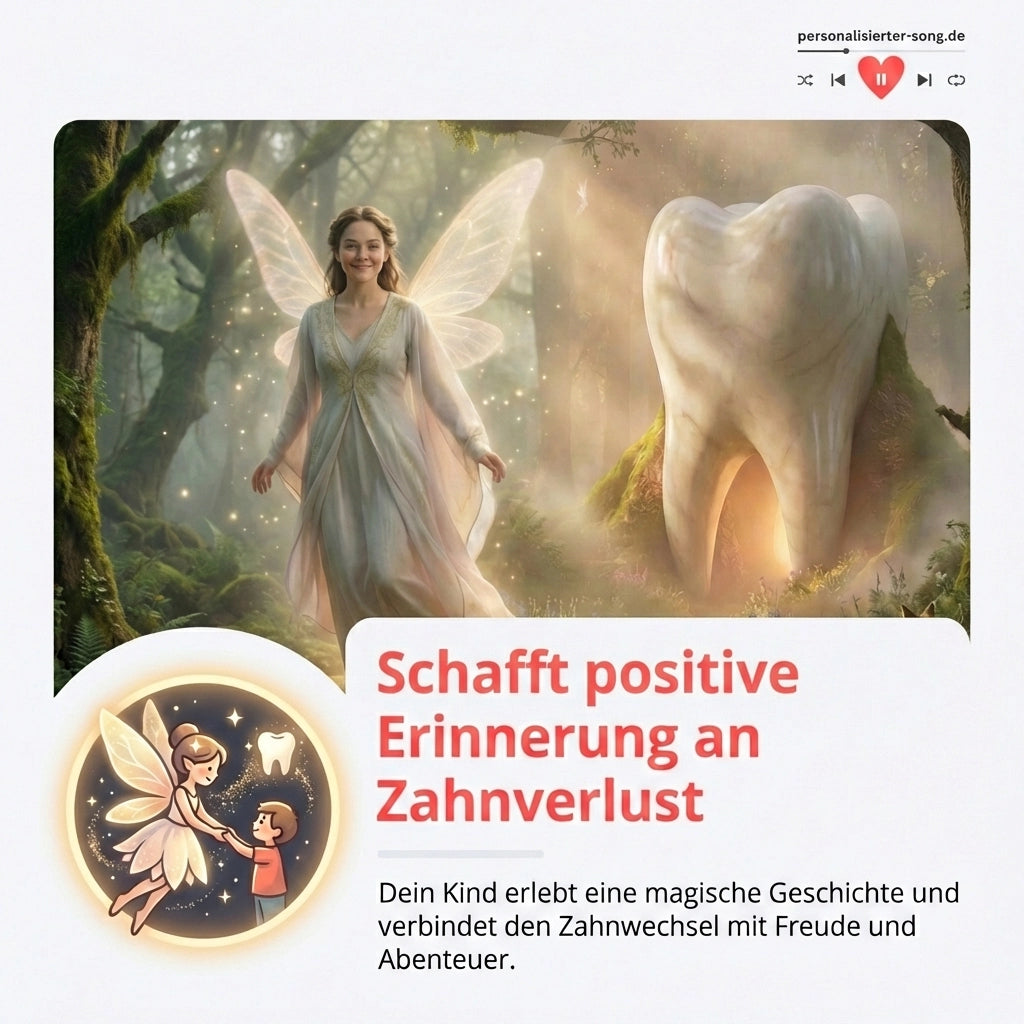 Personalisiertes Zahnfee-Video mit dem Namen deines Kindes – Magische Geschichte rund um Zahnpflege & Zahnfee