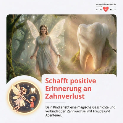 Personalisiertes Zahnfee-Video mit dem Namen deines Kindes – Magische Geschichte rund um Zahnpflege & Zahnfee