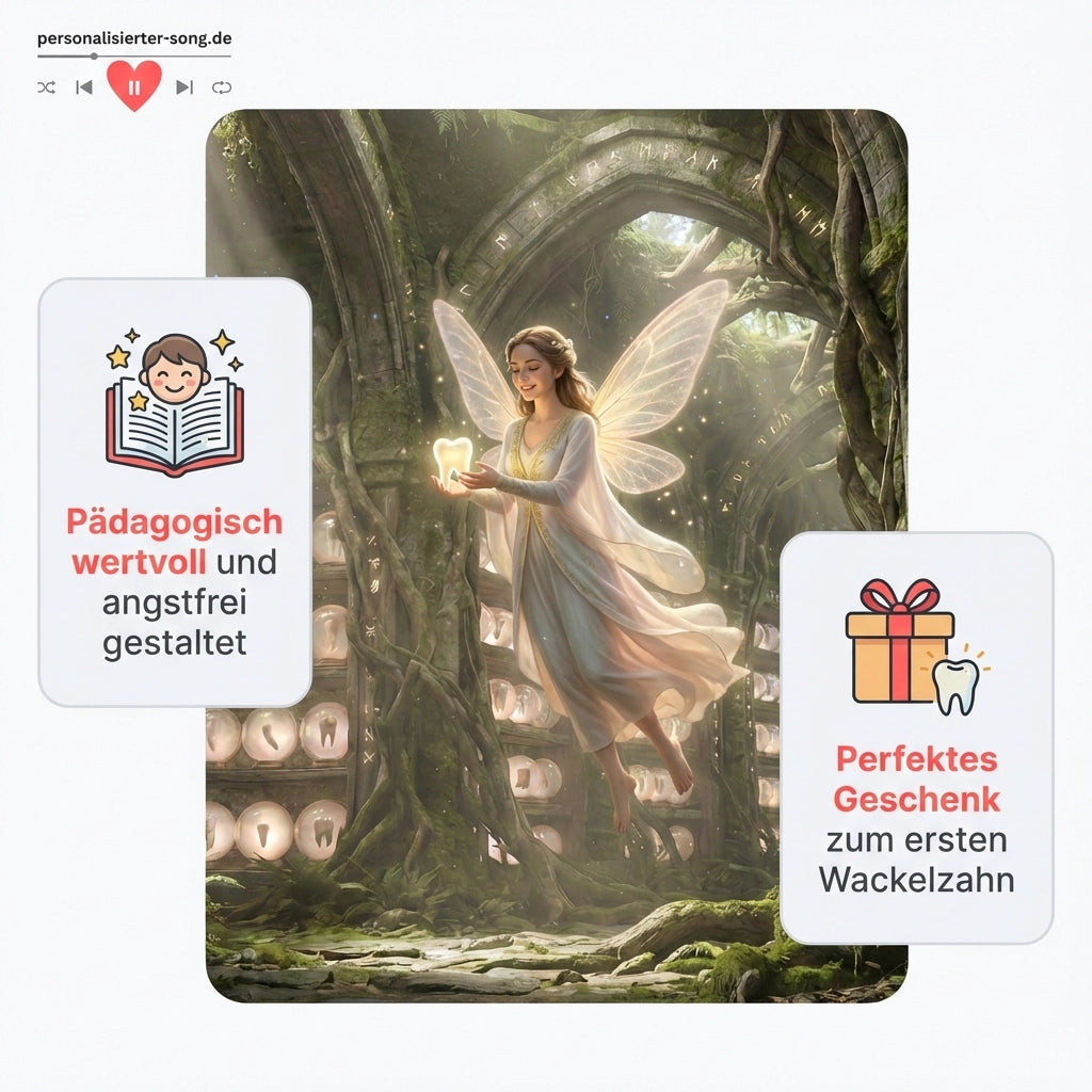 Personalisiertes Zahnfee-Video mit dem Namen deines Kindes – Magische Geschichte rund um Zahnpflege & Zahnfee