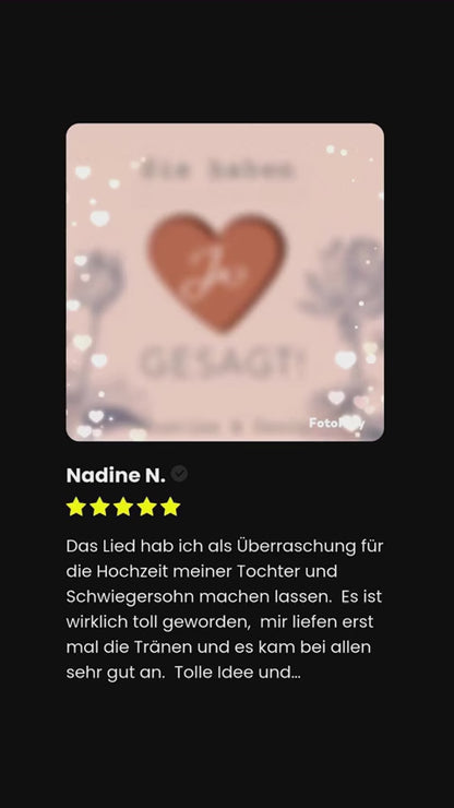 My favorite song for special occasions – e.g. birthday, love song, wedding and much more.